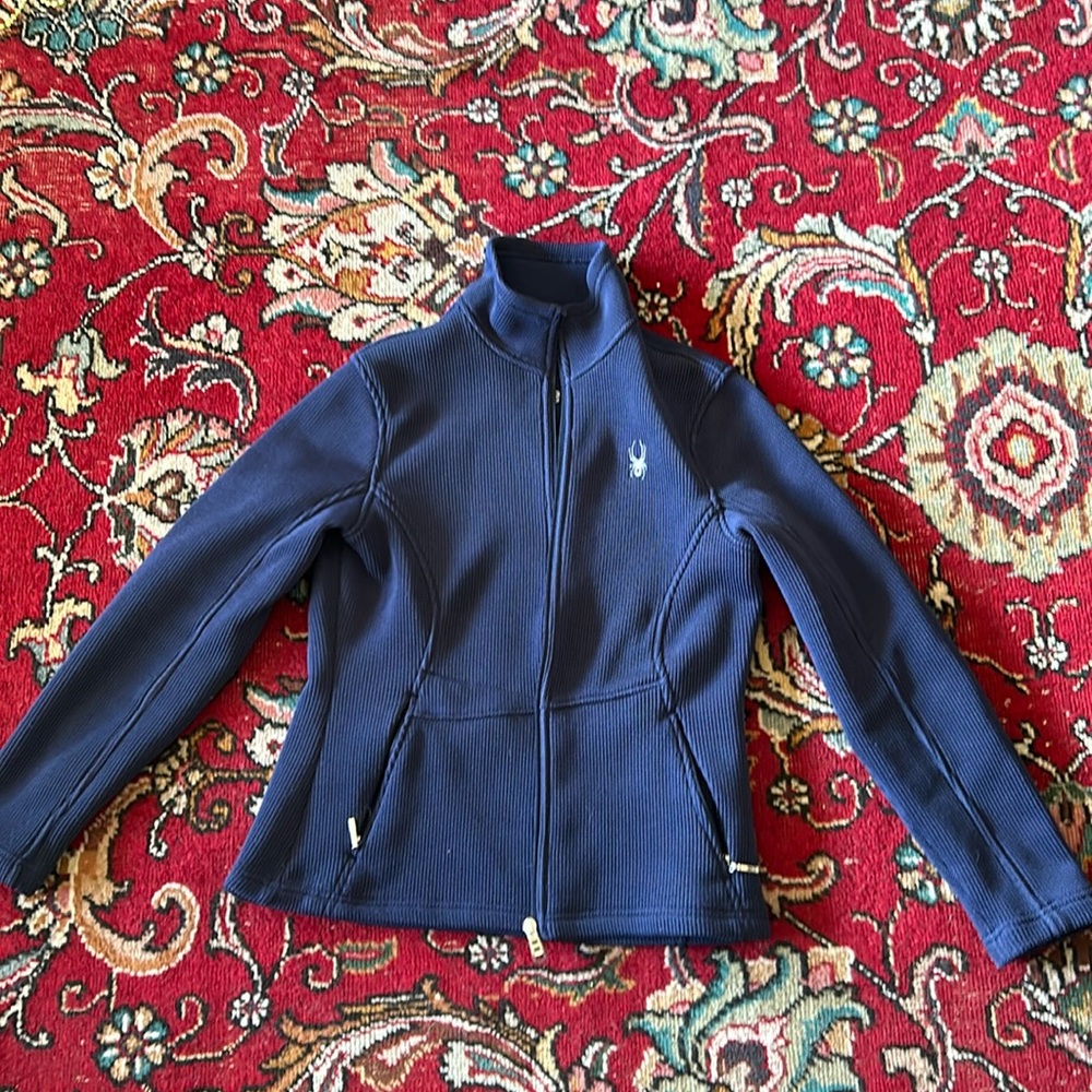 Women's Spider Core Jacket Navy Blue Size Medium
